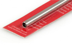 K&S 87113 ROUND STAINLESS STEEL TUBE 3/16in (4.76mm) (12in LENGTH)
