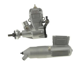 OS 11536 MAX 15LA-S Nitro Aircraft Engine, .15 Size w/ 871 Silencer