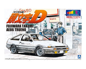 Aoshima 061992 Initial D Fujiwara Takumi AE86 Trueno Comics Vol.1 Ver. 1/24 Aoshima 061992 Initial D Fujiwara Takumi AE86 Trueno Comics Vol.1 Ver. 1/24