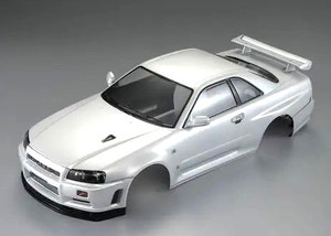 Killerbody 48644 NISSAN SKYLINE R34 195mm FINISHED BODY - WHITE 1/10 Killerbody 48644 NISSAN SKYLINE R34 195mm FINISHED BODY - WHITE 1/10