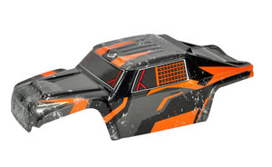 HBX 90144 Truck Painted Body w/Decal Orange  1/12