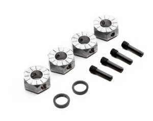 Axial AXI252011 17mm Hex Set with Pins, 4pcs, SCX6 Axial AXI252011 17mm Hex Set with Pins, 4pcs, SCX6
