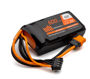 Spektrum 6003SIC2 600mAh 3S 11.1V 50C LiPo Battery (Soft Case) with IC2 Connector Spektrum 6003SIC2 600mAh 3S 11.1V 50C LiPo Battery (Soft Case) with IC2 Connector