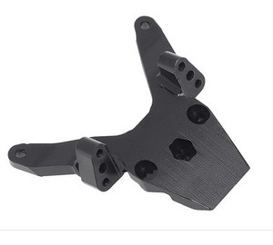 Integy 31409BLACK Alloy Machined Front Bulkhead for Losi 1/18 Mini-T 2.0