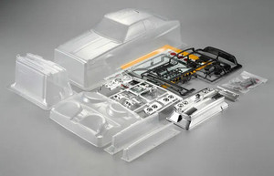 Killerbody 48636 SKYLINE HARDTOP 2000 TURBO GT-ES 195mm CLEAR BODY 1/10