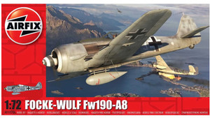 Airfix 01020A Focke Wulf Fw190-A8 Plastic Model Kit 1/72 Airfix 01020A Focke Wulf Fw190-A8 Plastic Model Kit 1/72