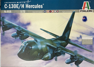 Italeri 015 C-130 E/H HERCULES Plastic Model Kit 1/72 Italeri 015 C-130 E/H HERCULES Plastic Model Kit 1/72