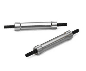 Integy 28900GUN 35mm Alu Linkages (2) M3 Threaded for 1/10 Scale Crawler