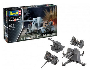 Revell 03325 8,8 cm Flak 37 + Sd.Anh.202 1/72