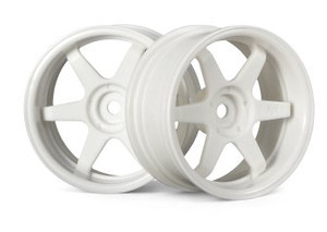 HPI 3845 TE37 WHEEL 26mm WHITE (6mm OFFSET) 1/10 HPI 3845 TE37 WHEEL 26mm WHITE (6mm OFFSET) 1/10