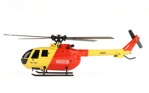 Twister BO-105 Scale 250 Flybarless Heli w/6 Axis Stabilisation & Altitude Hold (Yellow/Red) Twister BO-105 Scale 250 Flybarless Heli w/6 Axis Stabilisation & Altitude Hold (Yellow/Red)