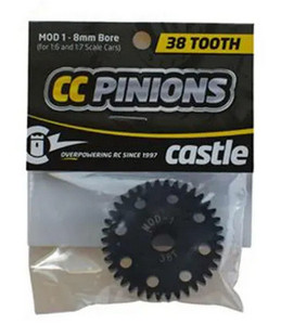 Castle Creations 010006535 38T Mod1 Pinion suit 8mm Shaft