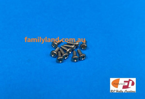 Family Land 2x5 Pan Phillips Machine Screw Stainless Steel (10pcs) Family Land 2x5 Pan Phillips Machine Screw Stainless Steel (10pcs)
