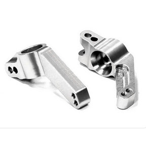 Integy 8630SILVER T2 Rear Hub Carriers for 1/10 Stampede 4X4, Slash 4X4 & Rustler 4X4