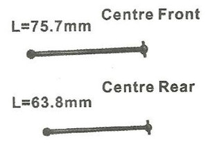 HBX 3368-H003 Centre Dogbone Front & Rear HBX 3368-H003 Centre Dogbone Front & Rear