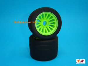 Edam X830110 Rear Rubber Tyre (2pcs) 1/8