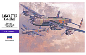 Hasegawa 00553 Lancaster B Mk.I/Mk.III (Royal Air Force Bomber) 1/72
