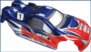 LRP 132231 Body Shell Painted red/silver/blue - S8 TX RTR 1/8