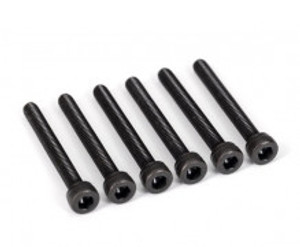 Traxxas 2581X Screws, 3x25mm cap-head machine (hex drive) (6)