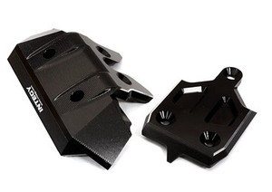 Integy 32941BLACK Front Skid Plate & Bumper w/ 1-Pc Block A for Traxxas 1/8 Sledge
