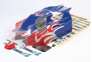 LRP 133026 Painted Body red/blue HD - Rebel BX  1/8