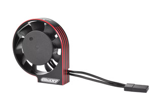 Team Corally 53116-1 Ultra High Speed Cooling Fan XF-4 w/BEC Connector - 40mm - Black-Red Team Corally 53116-1 Ultra High Speed Cooling Fan XF-4 w/BEC Connector - 40mm - Black-Red