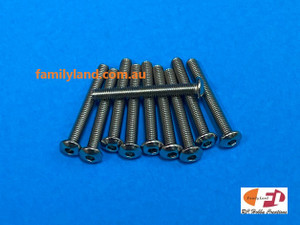 Family Land 3x25 Socket Button Head Stainless Steel Screw (10pcs) Family Land 3x25 Socket Button Head Stainless Steel Screw (10pcs)