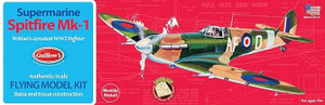 Guillow's 504 Supermarine Spitfire Mk-1 Balsa Flying Kit 1/30 Guillow's 504 Supermarine Spitfire Mk-1 Balsa Flying Kit 1/30