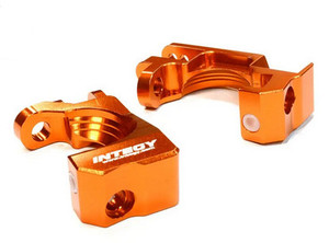 integy 26315ORANGE T3 Caster Blocks for 1/10 Stampede 4X4, Slash 4X4 & Rustler 4X4