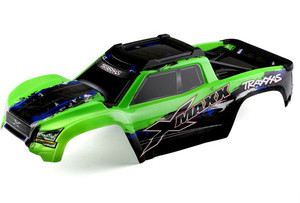 Traxxas 7811G Painted Body, X-Maxx®, green (painted, decals applied) 1/6