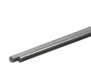 K&S 87133 ROUND STAINLESS STEEL ROD (12in LENGTHS) 3/32in (2.38mm) 2pcs