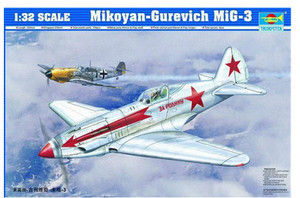 Trumpeter 02230 Mikoyan-Gurevich MiG-3 Plastic Model Kit 1/32 Trumpeter 02230 Mikoyan-Gurevich MiG-3 Plastic Model Kit 1/32