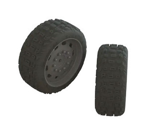 Arrma 550083 dBoots Katar 35/085 2.4 Tire Set Glued, 2pcs  1/10