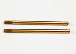 Traxxas 2656T Shock shafts, hardened steel, titanium nitride coated (xx-long) (2)