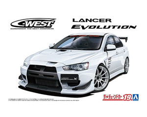 Aoshima 069295 C-West CZ4A Lancer Evolution X '07 (Mitsubishi) 1/24
