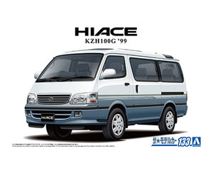 Aoshima 062746 Toyota KZH100G Hiace Super Custom G '99 1/24 Aoshima 062746 Toyota KZH100G Hiace Super Custom G '99 1/24