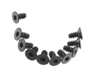 Axial AXIC0126 Hex Socket Tap Flat Head Screw 3x6mm (10), AXA463