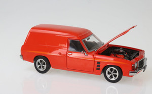 DDA 521 Mandarin Red HJ Holden Sandman Panelvan Diecast Model 1/24