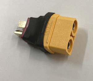 TornadoRC 01C11B Deans male to XT90 female, no wire
