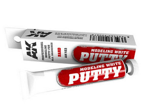 AK Interactive AK103 Modeling White Putty 30ml AK Interactive AK103 Modeling White Putty 30ml