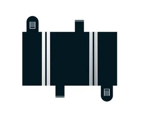 Scalextric 8200 Quarter Straight 87mm x 2 Scalextric 8200 Quarter Straight 87mm x 2