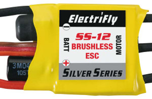 Great Planes M1810 Electrifly Silver Series 12A Brushless ESC Great Planes M1810 Electrifly Silver Series 12A Brushless ESC