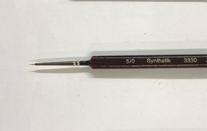 AJ Leeman 3330-5/0 Triangular No. 5/0 Paint Brush