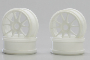 Kyosho IFH002W Ten-Spoke Wheel White 4pcs /1:8 Buggy