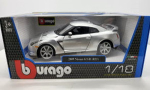 Bburago 12079 2009 Nissan GT-R (R35) 1/18