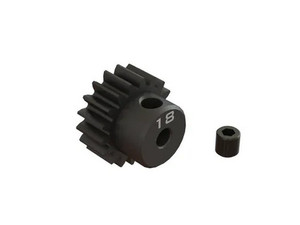 Arrma 311080 18T 0.8 Mod 1/8 Bore CNC Steel Pinion Gear