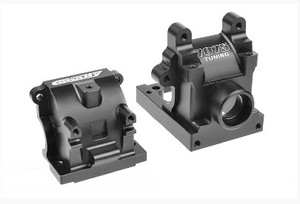 Team Corally 00180-854 Gearbox Case Set - Swiss Made 7075 T6 - Black