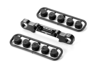 Xray 353325 XB8 Alu Rear Lower Susp. Holder - Rear - Square Adj. Roll-C