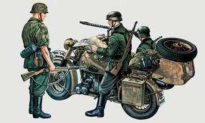 Italeri 315 BMW R75 With Sidecar 1/35