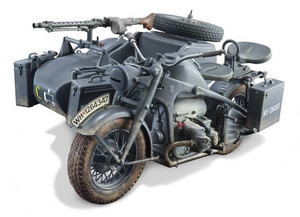 Italeri 7406 Zundapp KS 750 With Sidecar 1/35